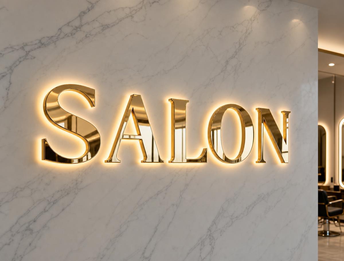 Illuminated 3D Logo Sign