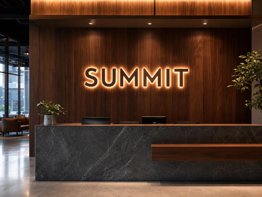 Interior Lobby Channel Letters