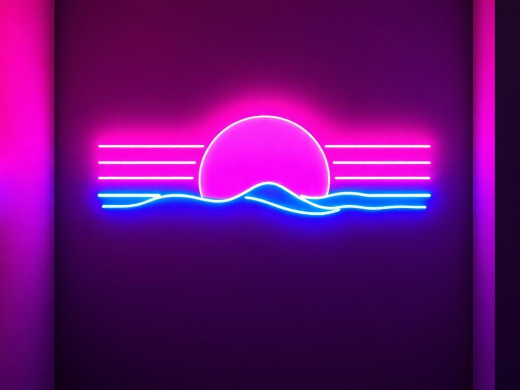 Retro Wave Wall Art