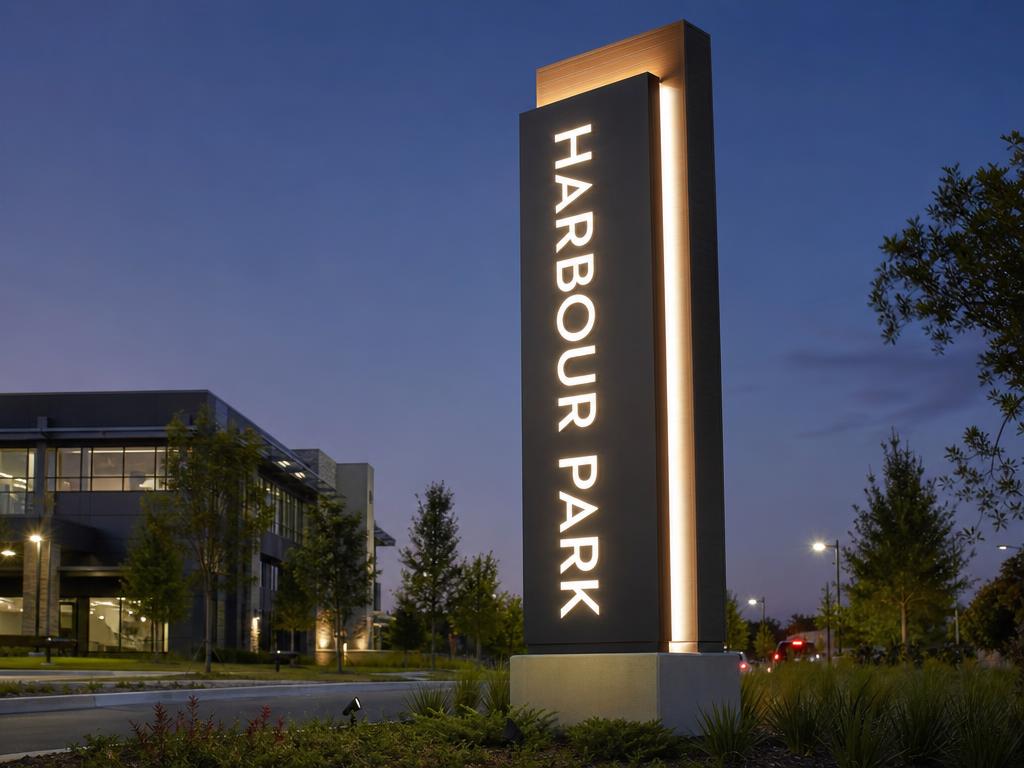 Illuminated Monument & Totem Sign
